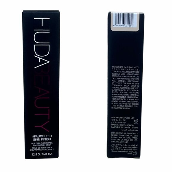 HUDABEAUTY FauxFilter Buildable Coverage Foundation Stick Vanilla #120B NIB - Picture 3 of 6